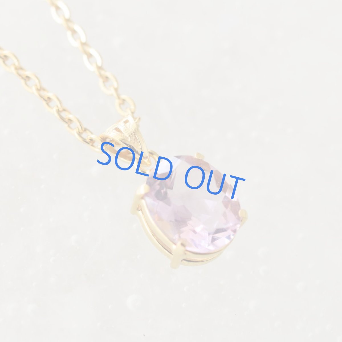 画像7: 【1点もの・オーバルG】超希少 宝石質 ピンクフローライト サージカルゴールドネックレス50cm  (7)