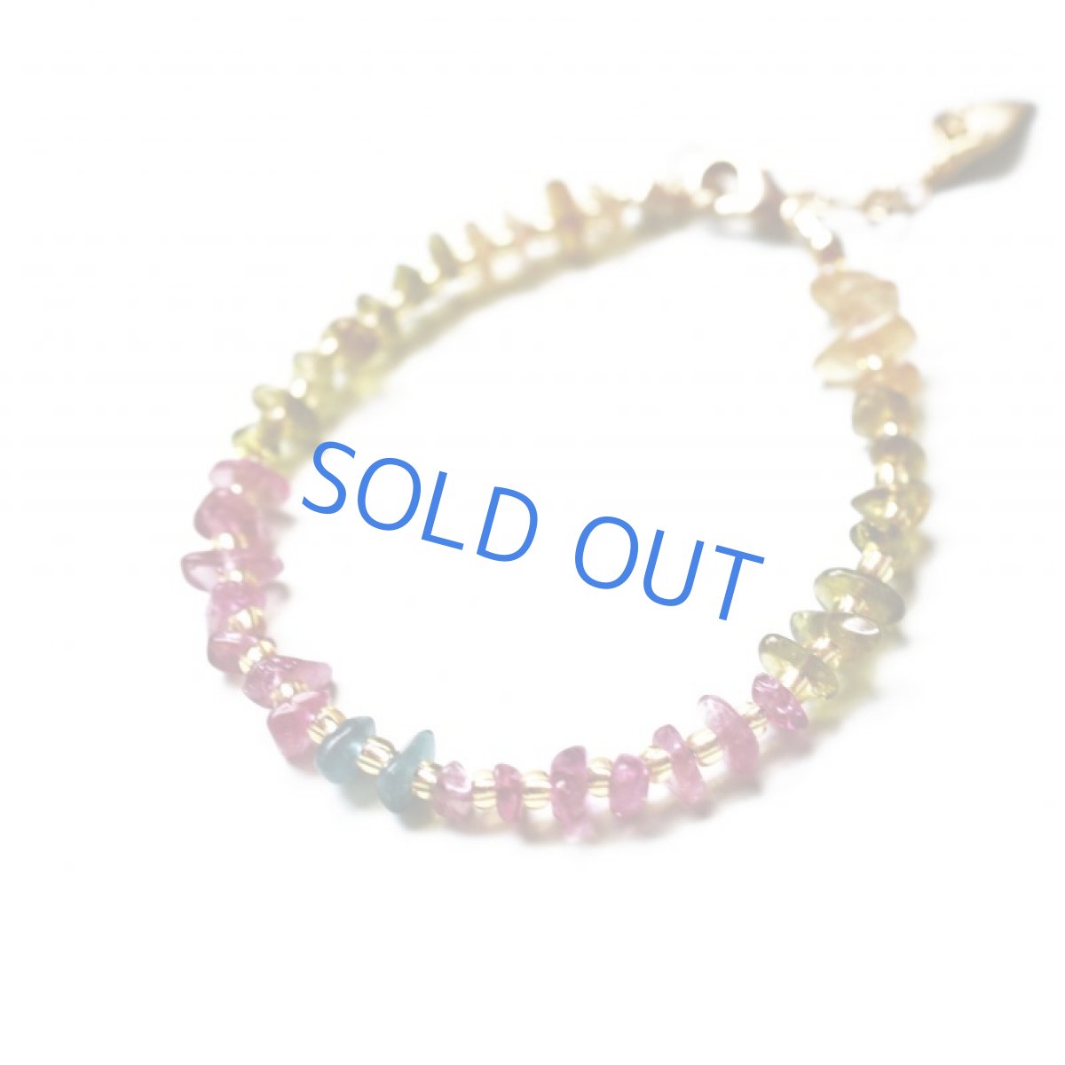 画像6: 【残り1】マルチカラートルマリン 天然石ブレスレット  (6)