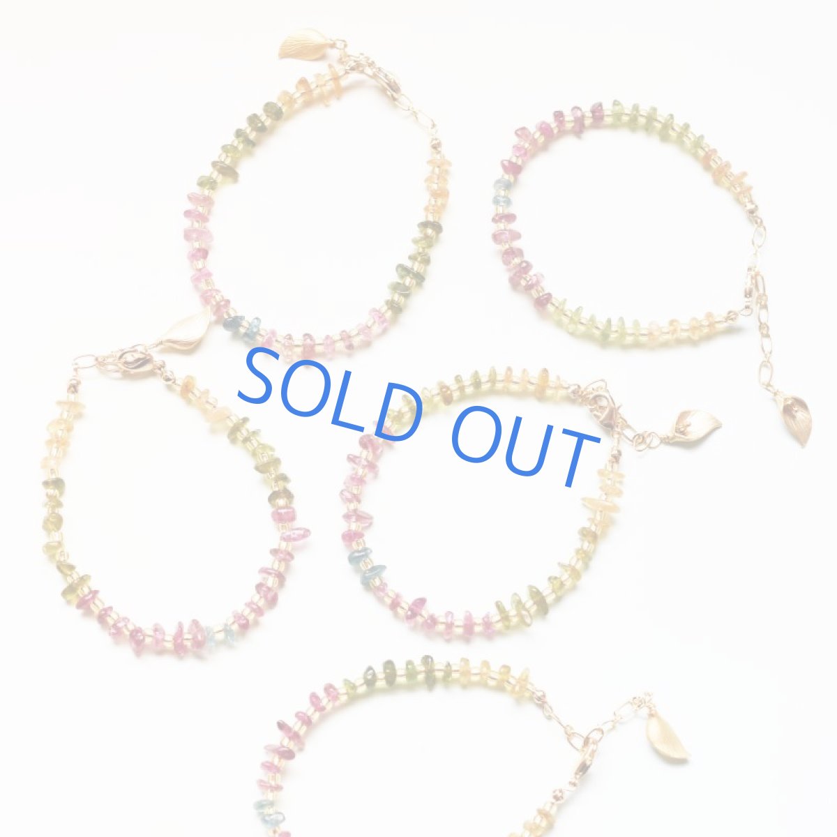 画像7: 【残り1】マルチカラートルマリン 天然石ブレスレット  (7)