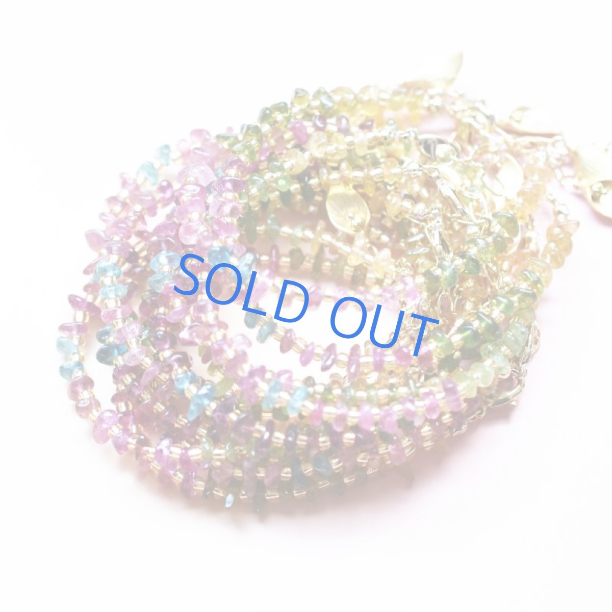 画像5: 【残り1】マルチカラートルマリン 天然石ブレスレット  (5)