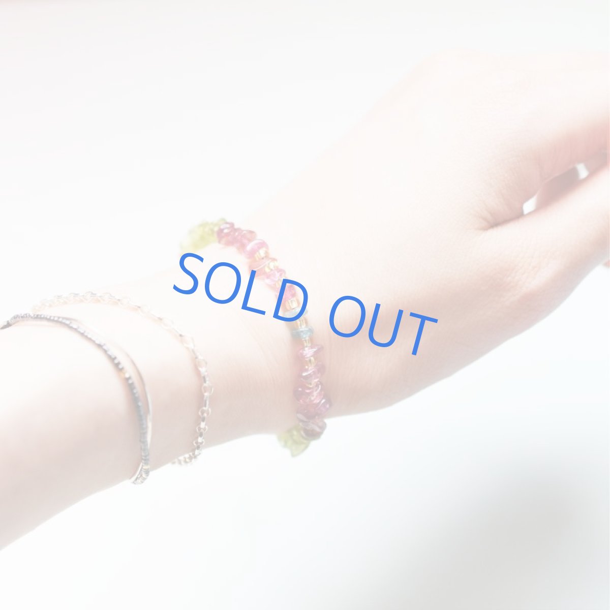 画像9: 【残り1】マルチカラートルマリン 天然石ブレスレット  (9)