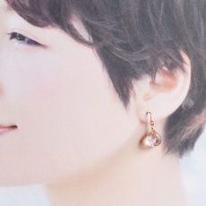 画像9: 【イヤリング変更可】大粒！まるでキャンディ♪　ボリビア非加熱　アメトリン　フラワーカービング　マロン　サージカルステンレスピアス (9)