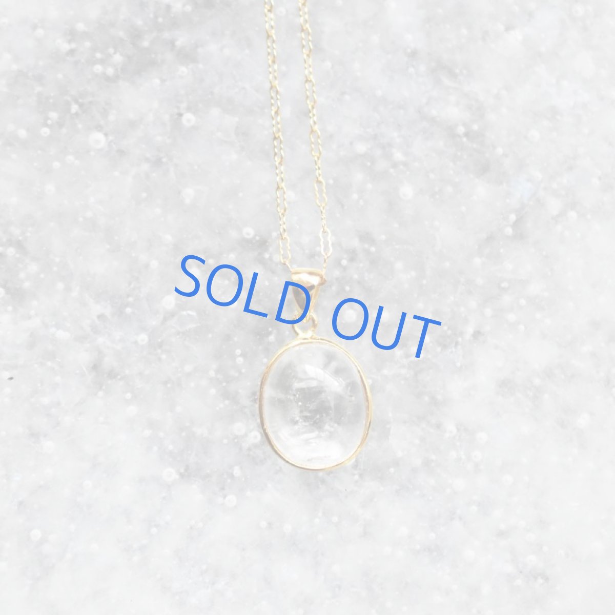 画像6:  【1点もの・B】希少石!水入り水晶(クリスタル) ペンダントネックレス 14KGFネックレス50cm (6)