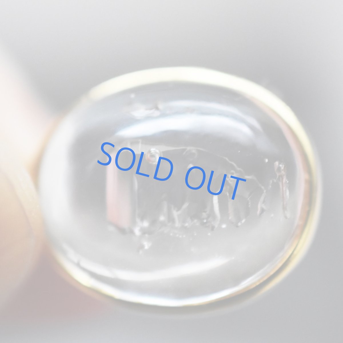 画像2:  【1点もの・B】希少石!水入り水晶(クリスタル) ペンダントネックレス 14KGFネックレス50cm (2)