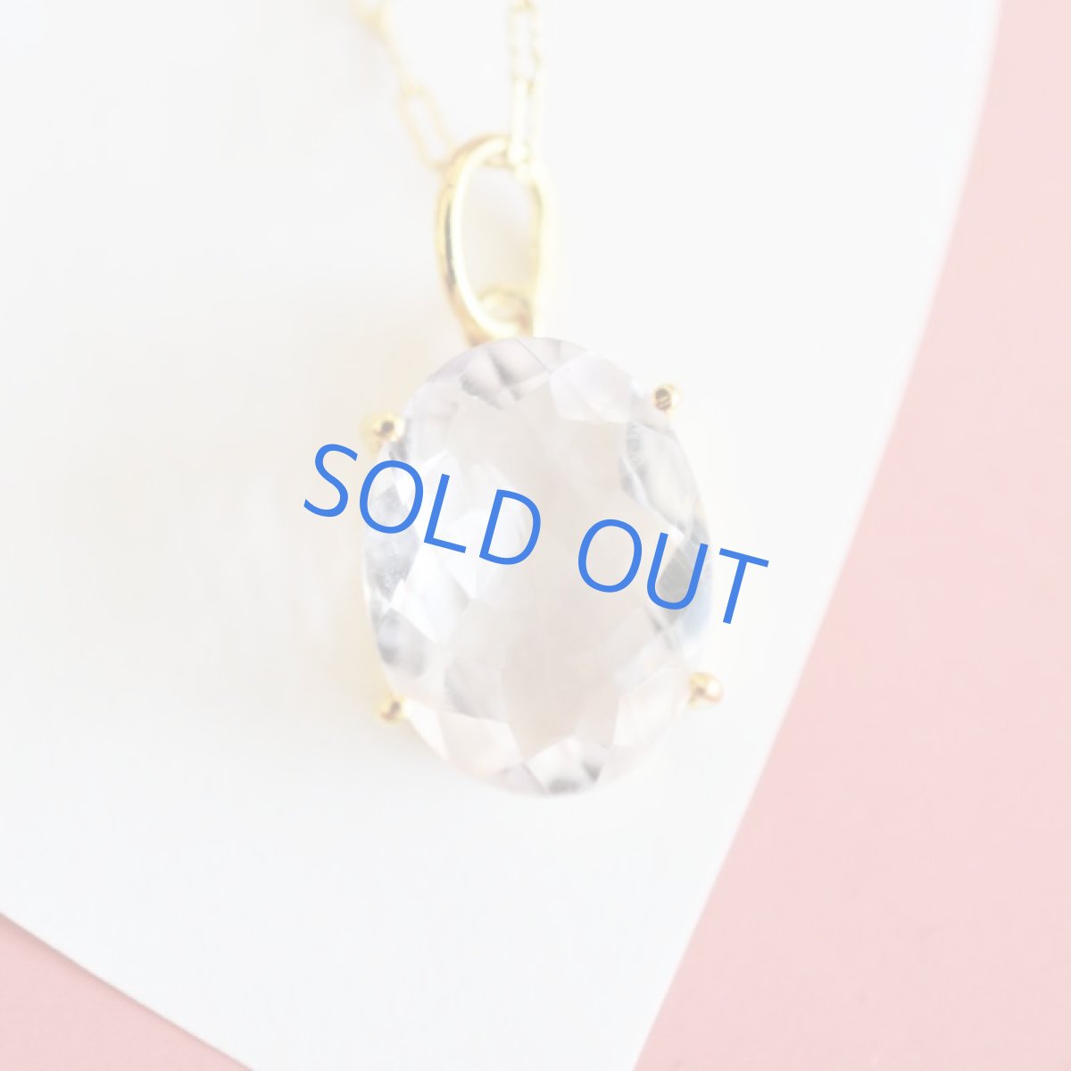 画像4:  【1点もの・オーバルD】超大粒　宝石用ルース　ピンクアメジスト　サージカルステンレス50cmネックレス (4)