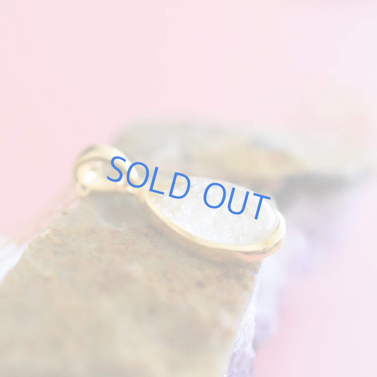 画像5:  【1点もの・ティアE】希少! リビアンデザートグラス ペンダントネックレス 14KGFネックレス50cm (5)