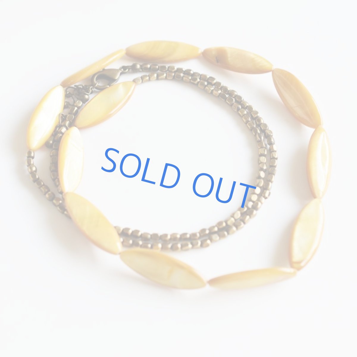 画像2: 【各限定1・SELECT】カラーシェル ロングネックレス 約79+5cm (2)