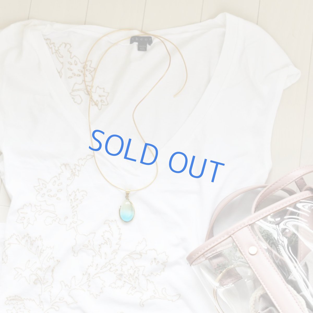 画像8: 【限定1・G】超希少石! 海を閉じ込めた グラデーション サファイアブルーアンバー ゴールドカラー牛革コード ロングネックレス 約85cm (8)