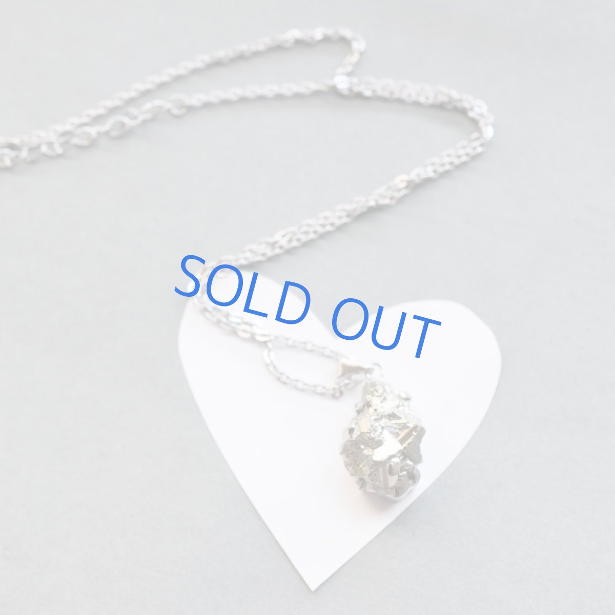 画像6: 【1点もの・B】ペルー産パイライト 原石ペンダント シルバーサージカルステンレスネックレス約50cm (6)