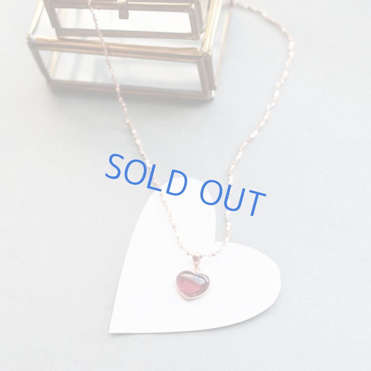 画像5: 【1点もの・訳ありBハート】ルベライト(ピンクトルマリン) ピンクゴールドサージカルネックレス約50cm (5)