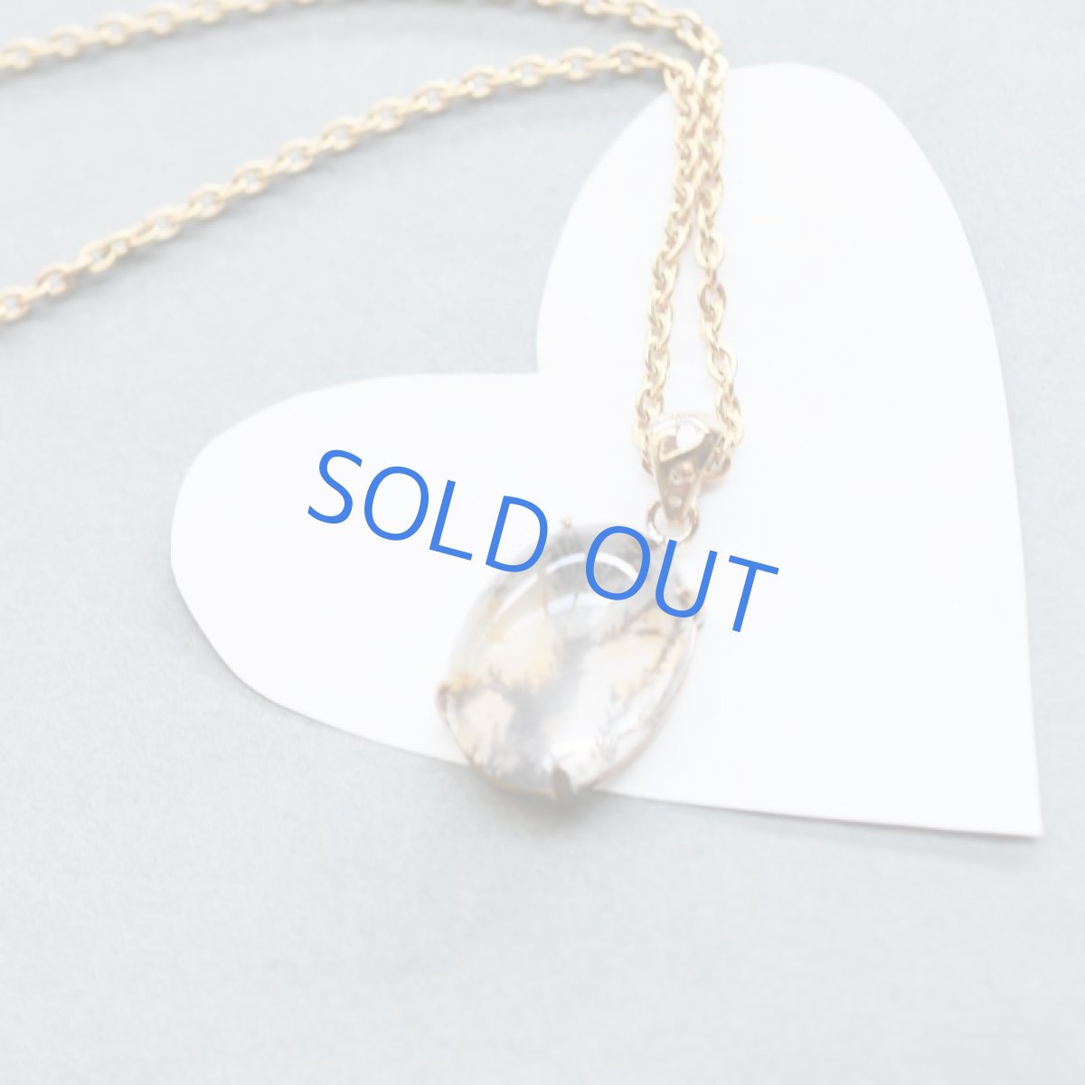 画像5: 【1点もの・A】デンドリティッククォーツ ペンダント サージカルステンレスネックレス約50cm (5)