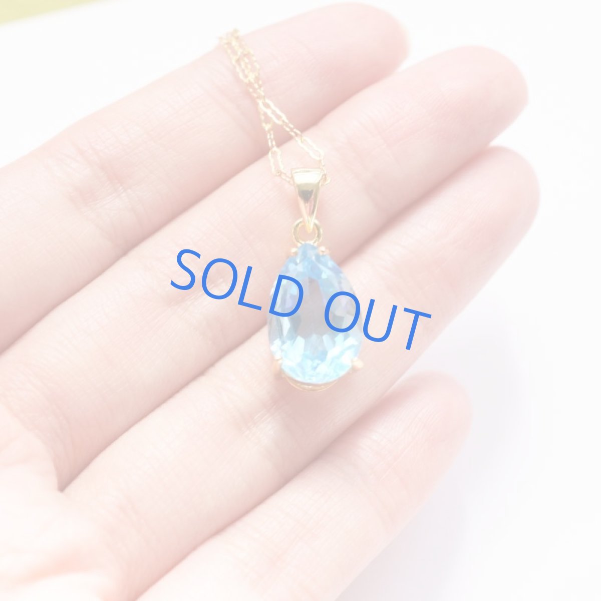 画像6: 【残り1・LL】15mm大粒 スイスブルートパーズ 宝石用ルース ペンダント サージカルステンレスネックレス約50cm (6)