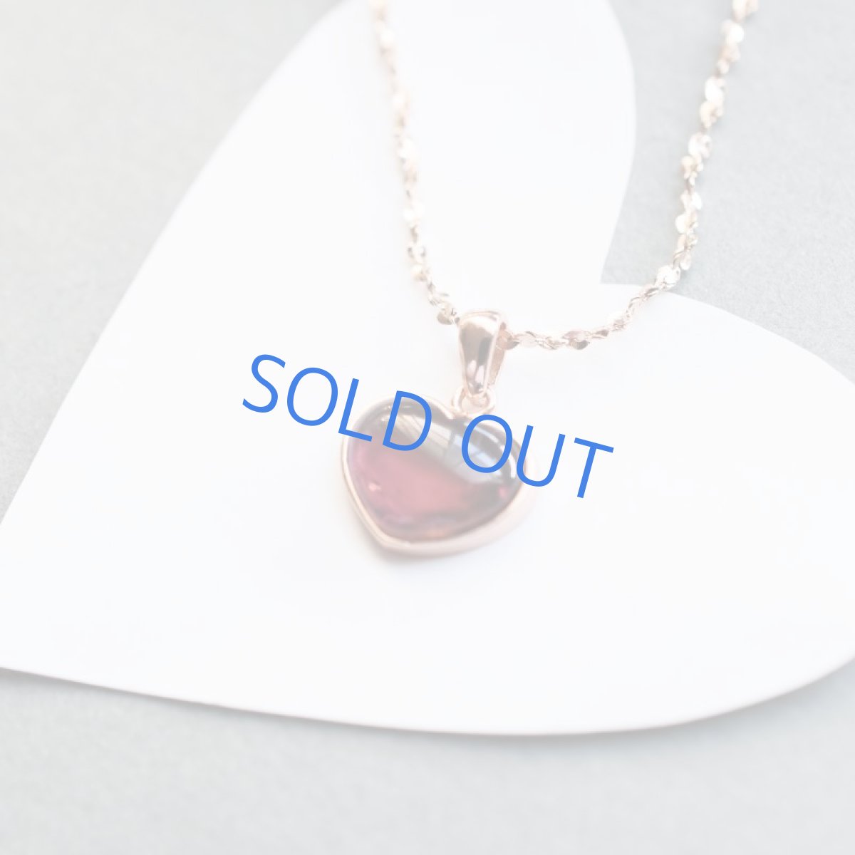 画像3: 【1点もの・訳ありBハート】ルベライト(ピンクトルマリン) ピンクゴールドサージカルネックレス約50cm (3)