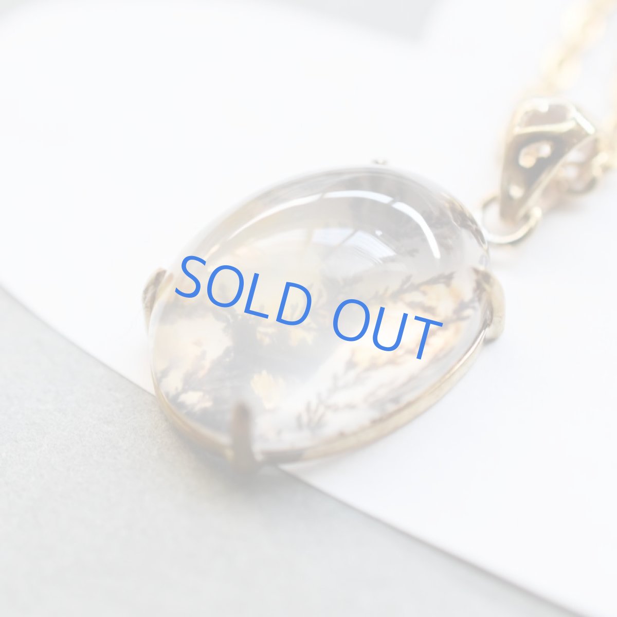 画像3: 【1点もの・A】デンドリティッククォーツ ペンダント サージカルステンレスネックレス約50cm (3)