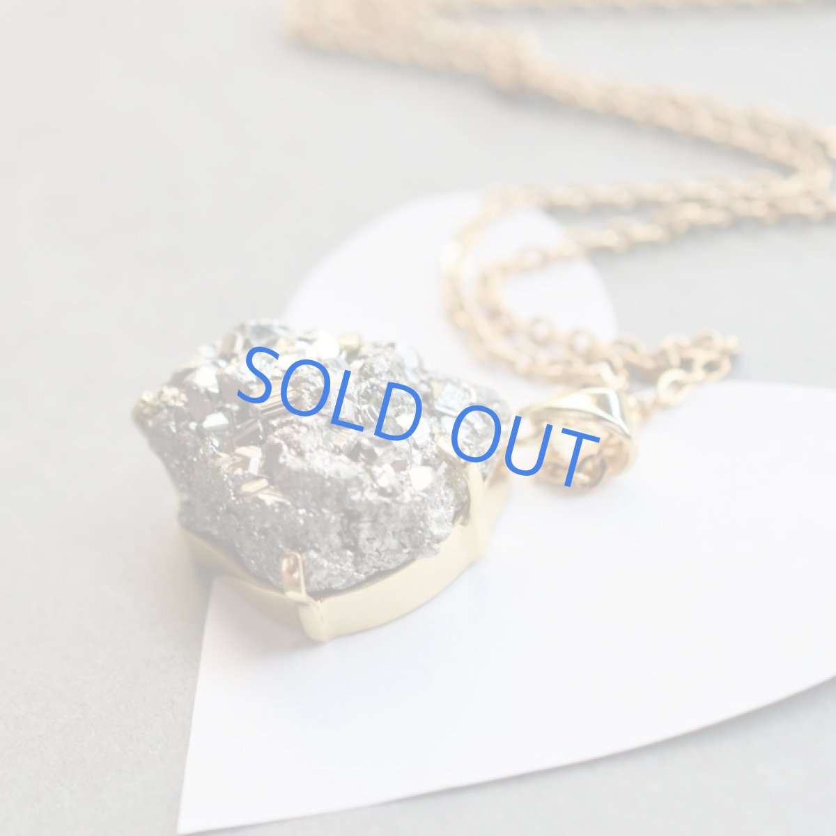 画像6: 【1点もの・C】ペルー産パイライト 原石ペンダント サージカルステンレスネックレス約55cm (6)