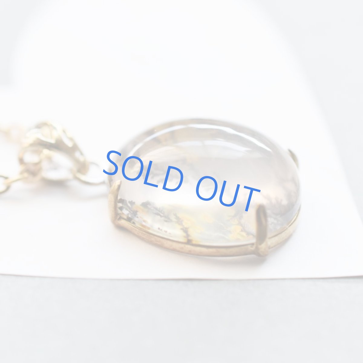 画像4: 【1点もの・A】デンドリティッククォーツ ペンダント サージカルステンレスネックレス約50cm (4)