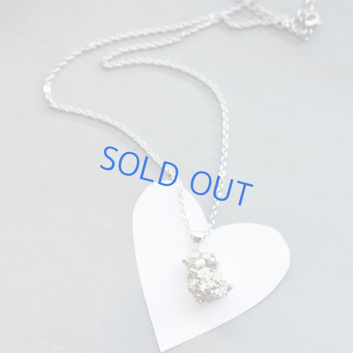 画像3: 【1点もの・A】ペルー産パイライト　原石ペンダント　シルバーサージカルステンレスネックレス約50cm (3)