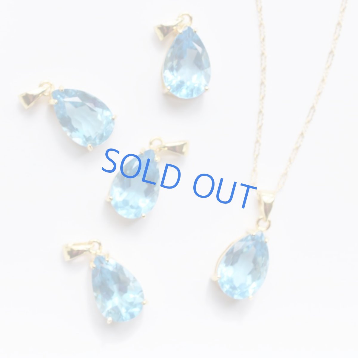 画像2: 【残り1・LL】15mm大粒 スイスブルートパーズ 宝石用ルース ペンダント サージカルステンレスネックレス約50cm (2)