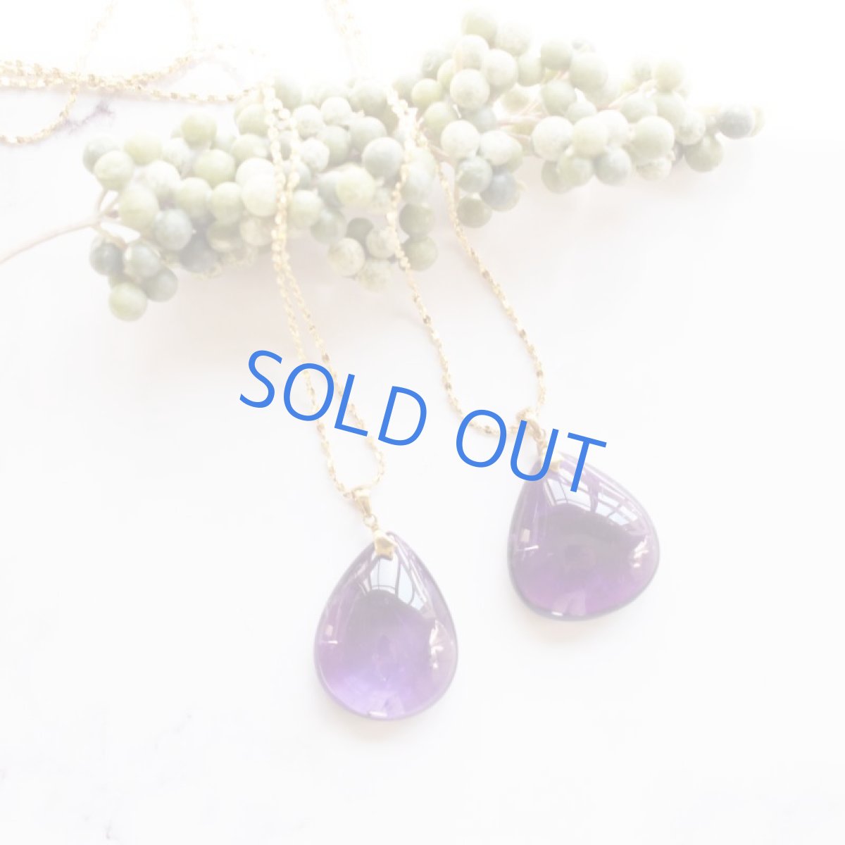 画像7: 【1点もの・マロンカボションB】超大粒 アメジスト ペンダント 約60cm サージカルネックレス (7)