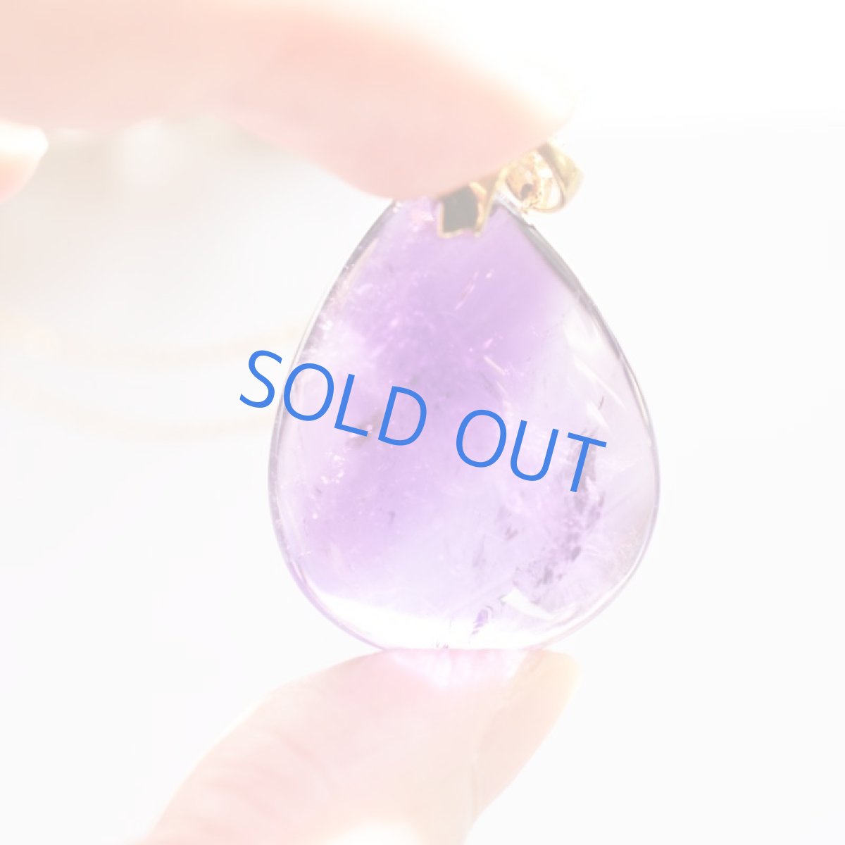 画像4: 【1点もの・ペアカボションA】超大粒 アメジスト ペンダント 約60cm サージカルネックレス (4)