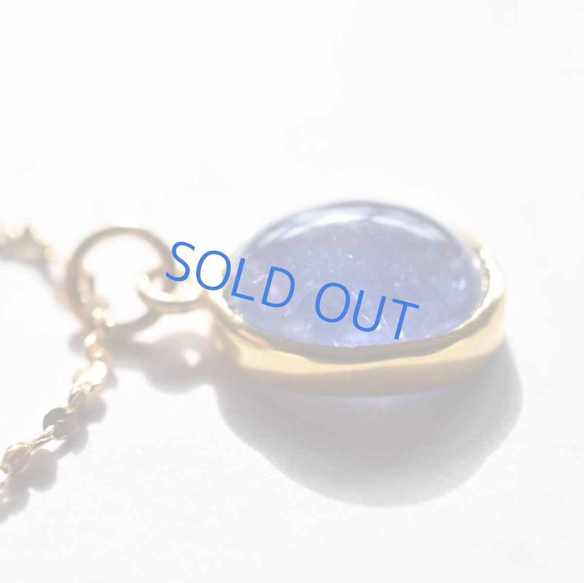 画像4: 【1点もの・オーバルC】AAA　タンザナイト　カボション　ペンダント　約50cm　サージカルネックレス (4)