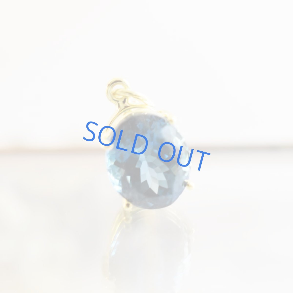 画像3: 【1点もの・オーバルC】宝石用ルース ロンドンブルートパーズ 約50cm 14KGFネックレス (3)