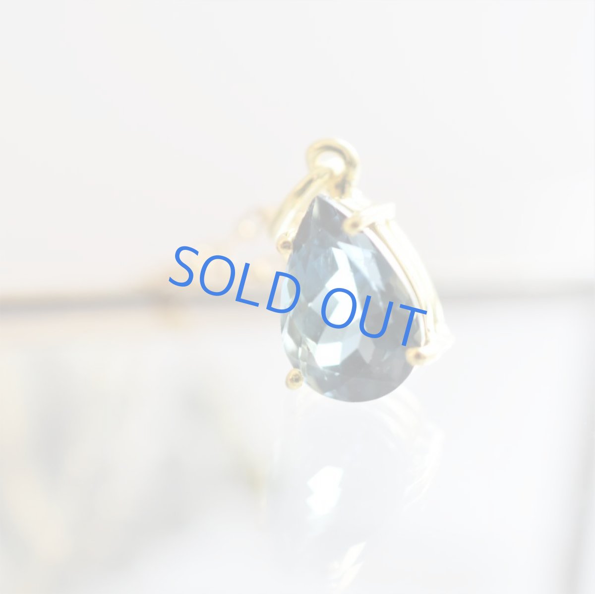 画像2: 【1点もの・ティアE】宝石用ルース ロンドンブルートパーズ 約50cm 14KGFネックレス (2)