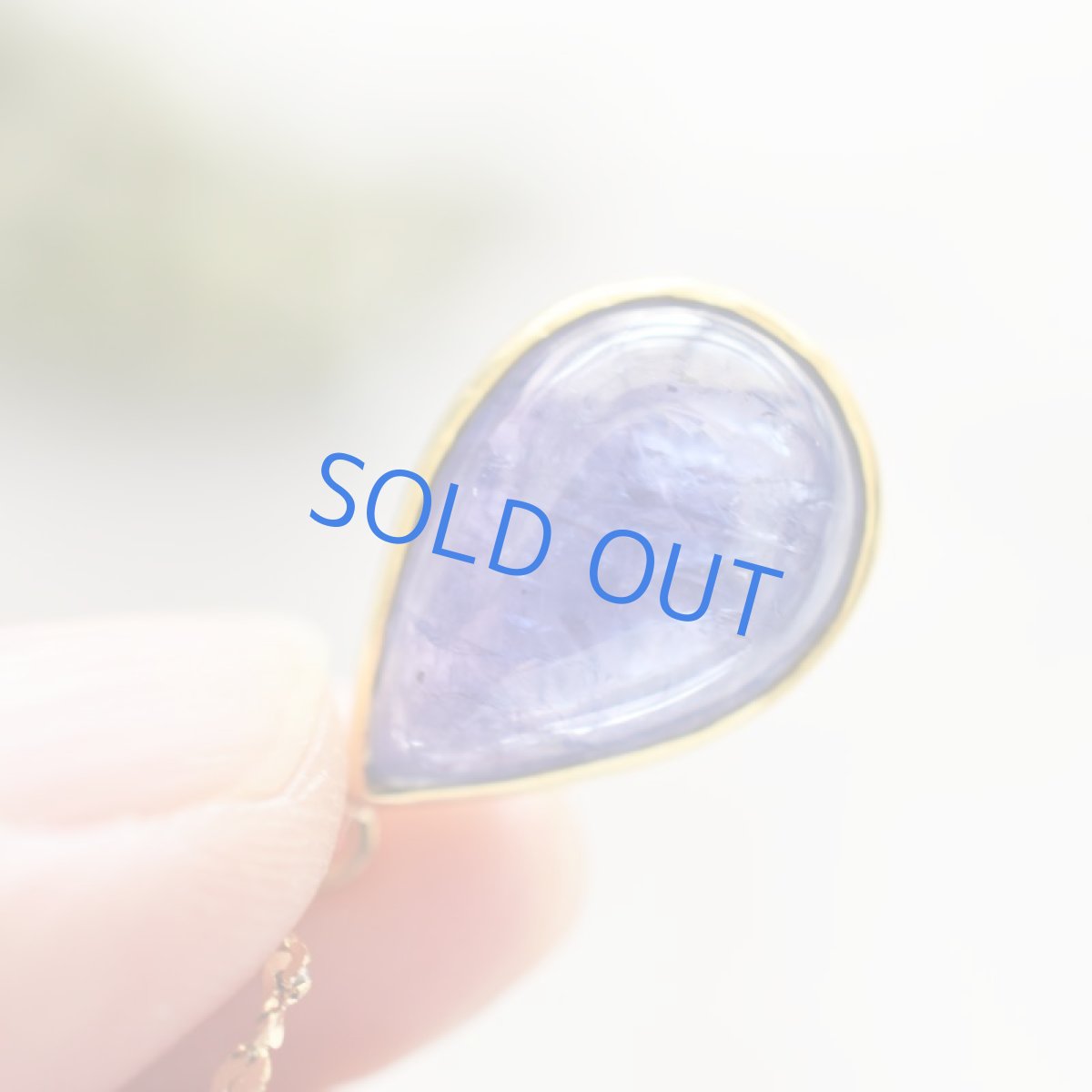 画像6: 【1点もの・ティアA】AAA タンザナイト カボション ペンダント 約50cm サージカルネックレス (6)