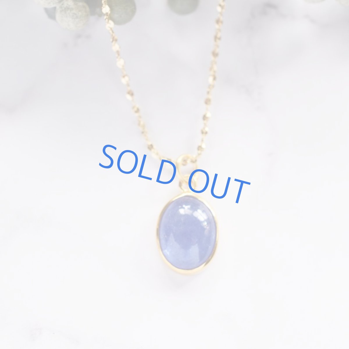 画像6: 【1点もの・オーバルD】AAA　タンザナイト　カボション　ペンダント　約50cm　サージカルネックレス (6)