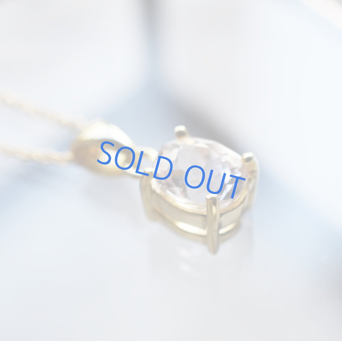 画像2: 【1点もの・Aオーバル】宝石用ルース クンツァイト 約40cm 14KGFネックレス (2)