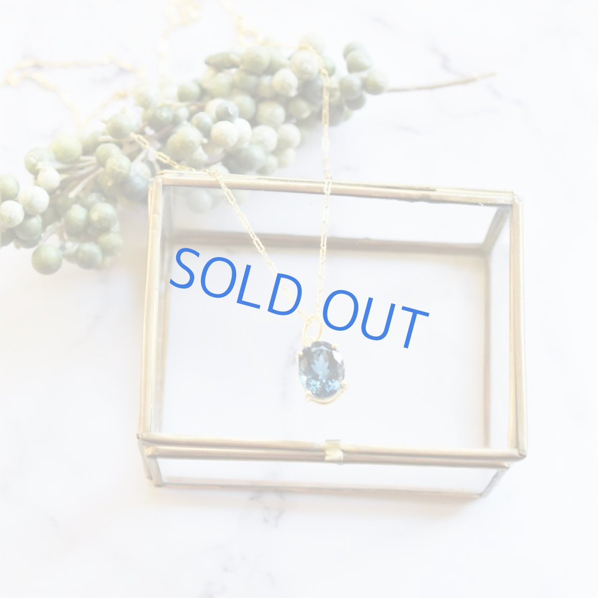 画像6: 【1点もの・オーバルB】宝石用ルース ロンドンブルートパーズ 約50cm 14KGFネックレス (6)