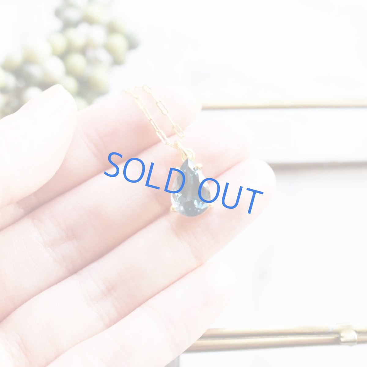 画像6: 【1点もの・ティアE】宝石用ルース ロンドンブルートパーズ 約50cm 14KGFネックレス (6)