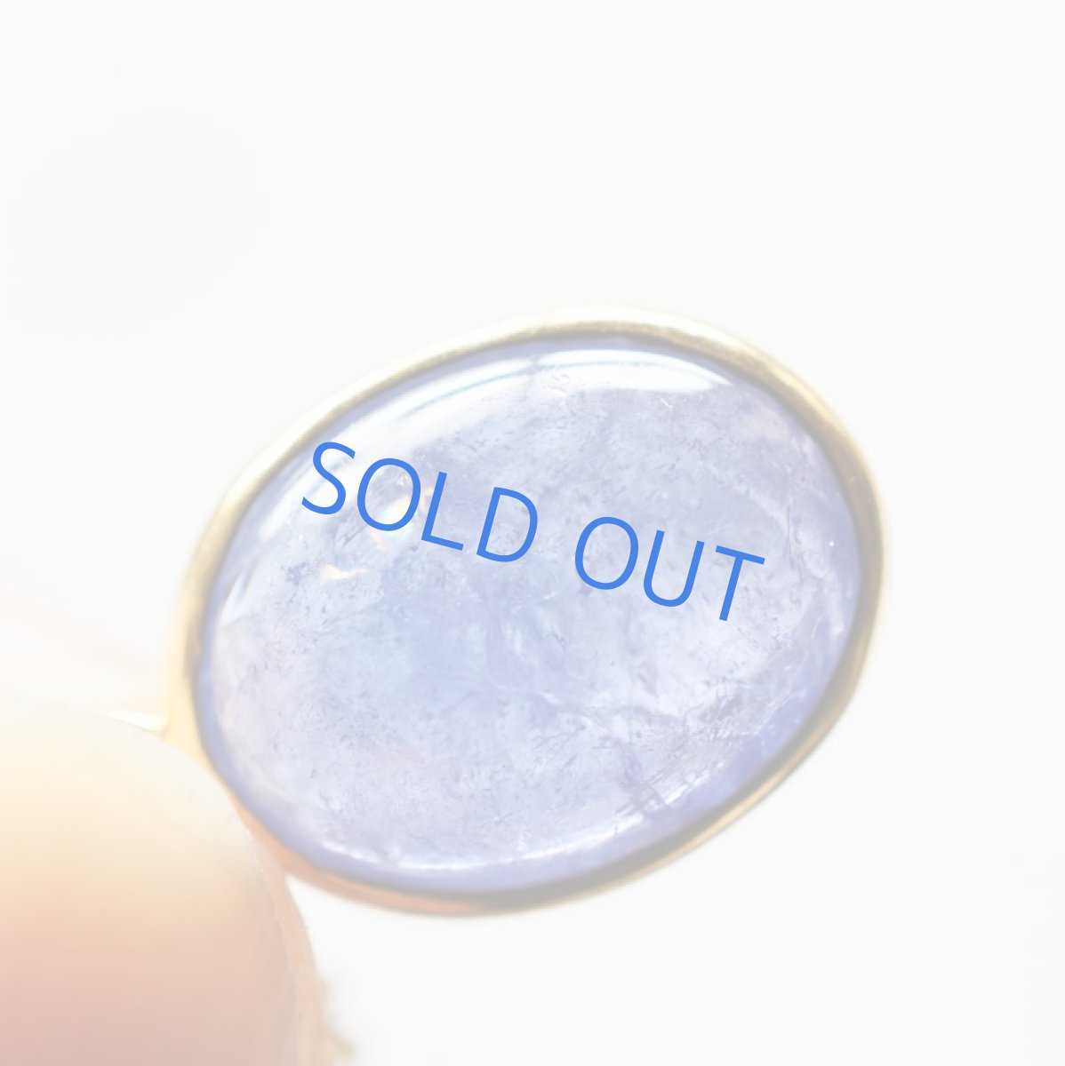 画像2: 【1点もの・オーバルD】AAA　タンザナイト　カボション　ペンダント　約50cm　サージカルネックレス (2)