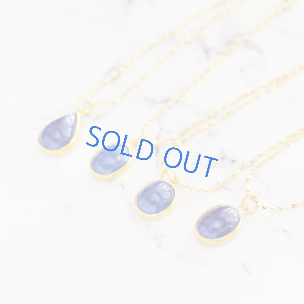 画像8: 【1点もの・オーバルC】AAA　タンザナイト　カボション　ペンダント　約50cm　サージカルネックレス (8)