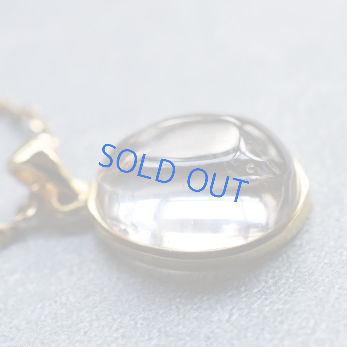 画像5: 【1点もの・D】希少石!水入り水晶(クリスタル) ペンダントネックレス サージカルゴールドネックレス50cm (5)