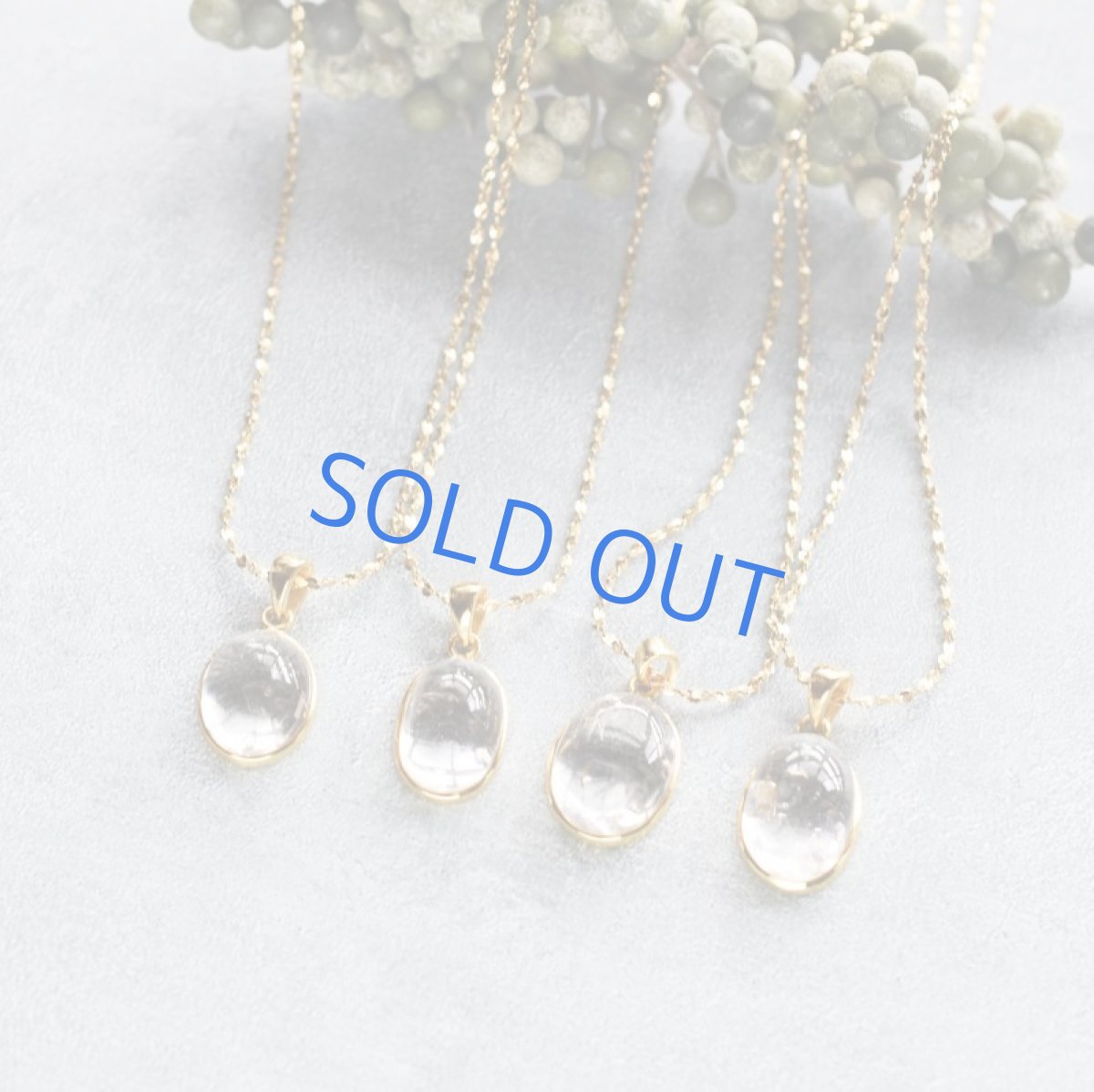 画像9: 【1点もの・B】希少石!水入り水晶(クリスタル) ペンダントネックレス サージカルゴールドネックレス50cm (9)