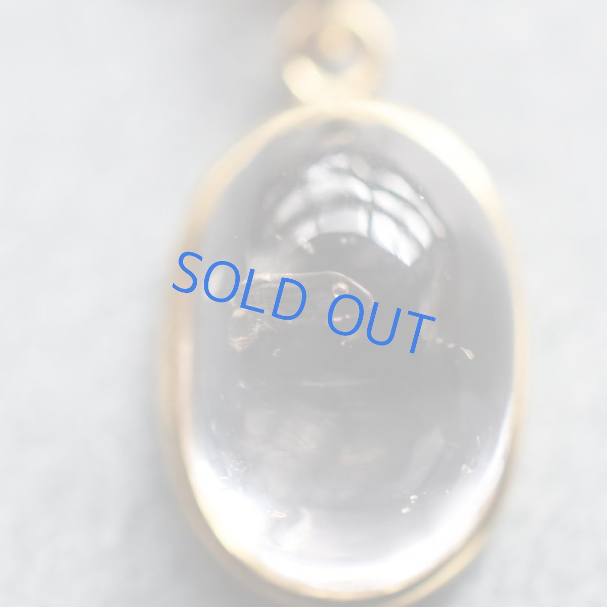 画像2: 【1点もの・B】希少石!水入り水晶(クリスタル) ペンダントネックレス サージカルゴールドネックレス50cm (2)