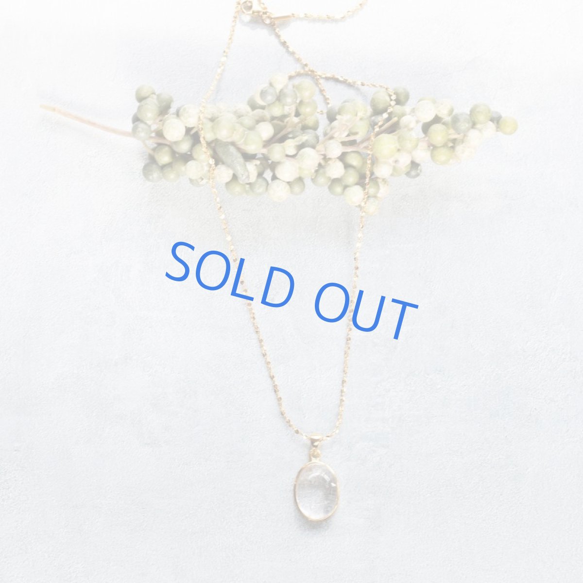 画像7: 【1点もの・D】希少石!水入り水晶(クリスタル) ペンダントネックレス サージカルゴールドネックレス50cm (7)