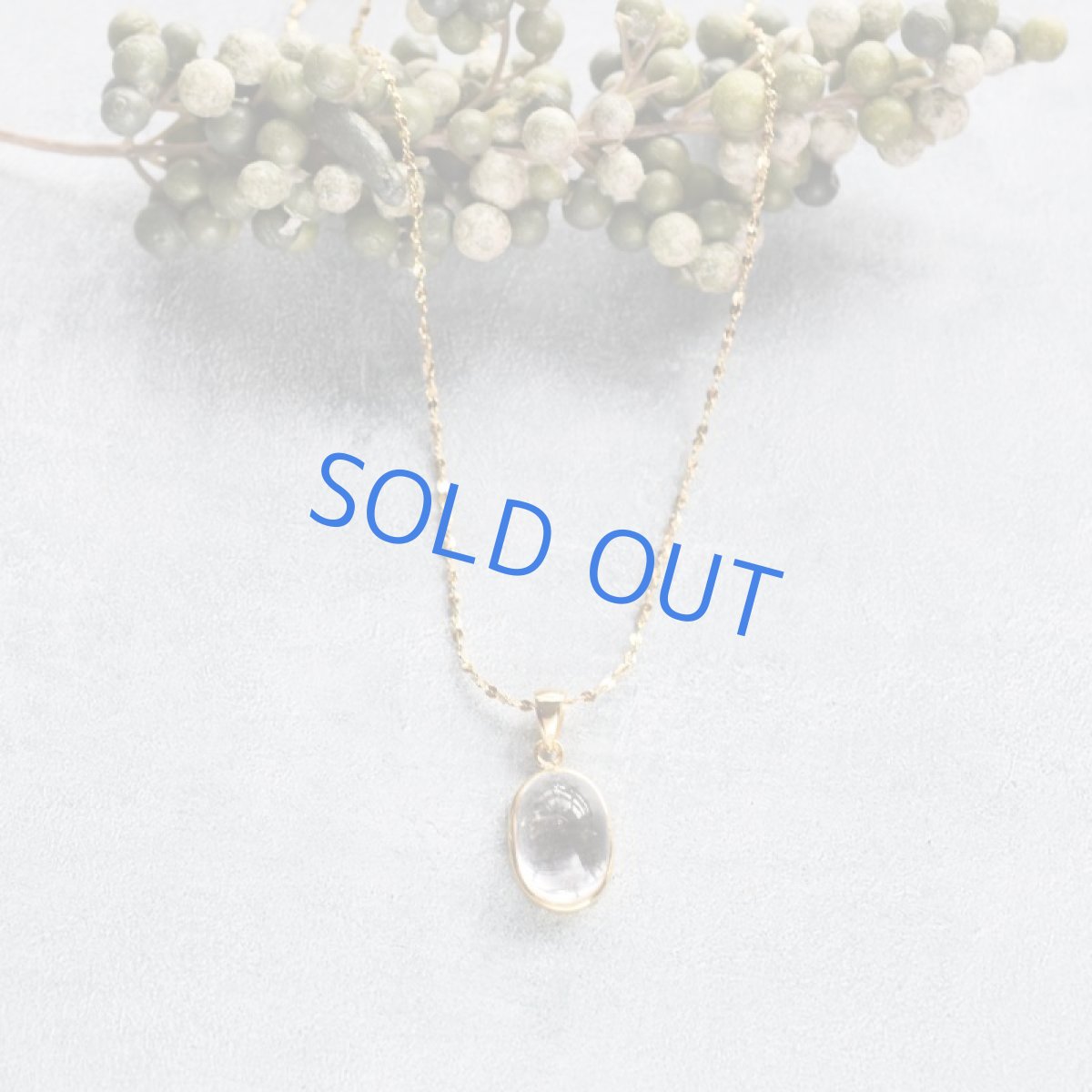 画像4: 【1点もの・B】希少石!水入り水晶(クリスタル) ペンダントネックレス サージカルゴールドネックレス50cm (4)