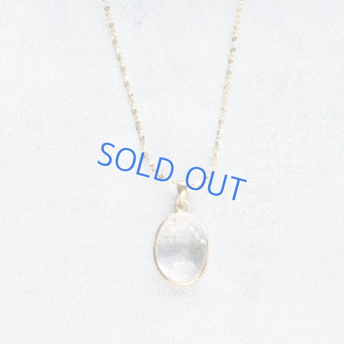 画像6: 【1点もの・D】希少石!水入り水晶(クリスタル) ペンダントネックレス サージカルゴールドネックレス50cm (6)