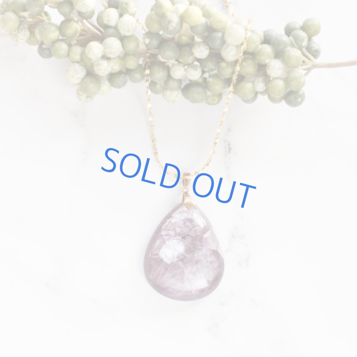 画像4: 【1点もの・C】希少石!レピドライト 大粒 ペンダントネックレス サージカルゴールドネックレス60cm (4)