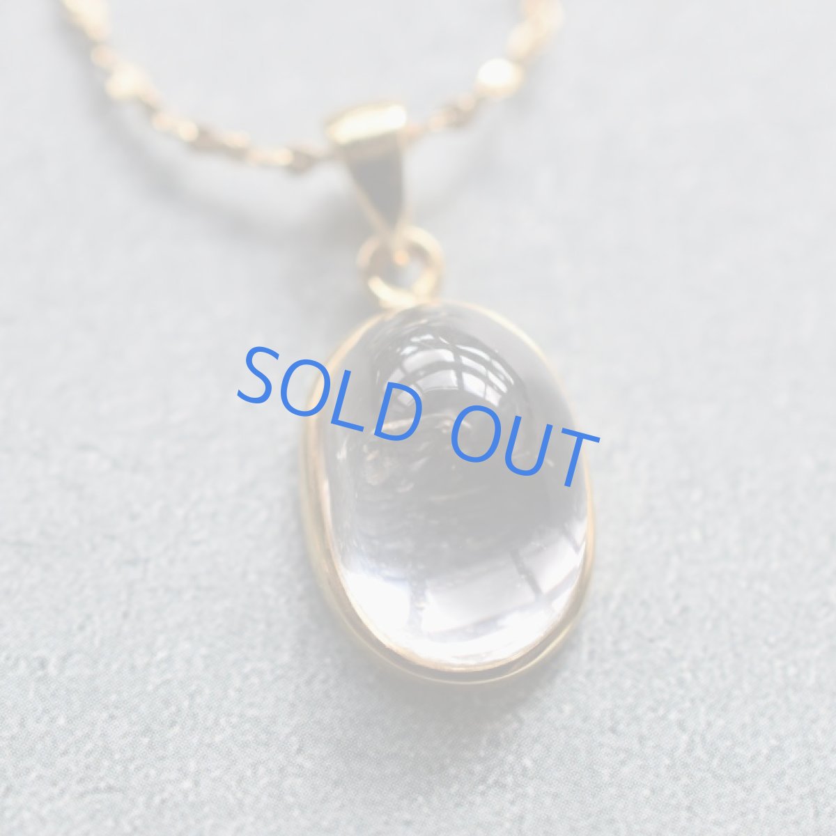 画像3: 【1点もの・B】希少石!水入り水晶(クリスタル) ペンダントネックレス サージカルゴールドネックレス50cm (3)