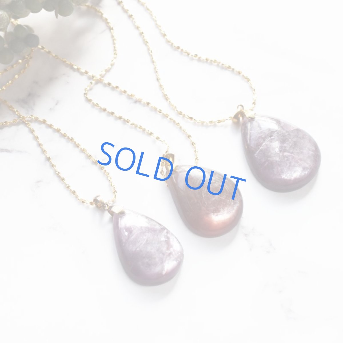 画像8: 【1点もの・A】希少石!レピドライト 大粒 ペンダントネックレス サージカルゴールドネックレス60cm (8)