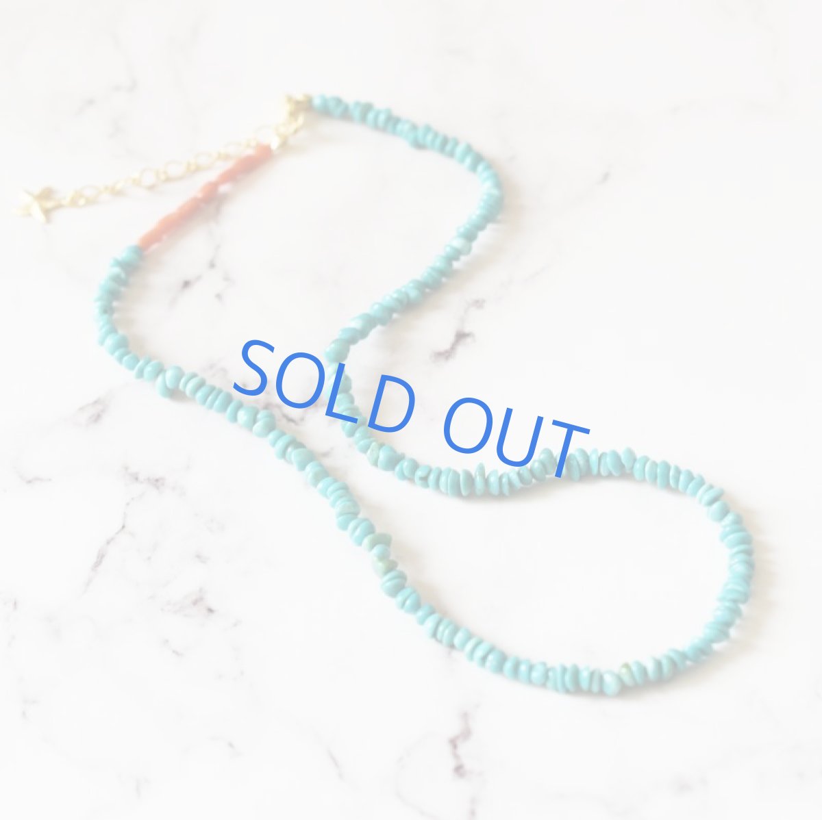 画像3: 【WEB限定・期間限定掲載予定】ターコイズ&コーラル ショートネックレス (3)