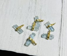 画像2: 【残り僅か】ブルーアクアマリン結晶　14kgfネックレス40cm (2)