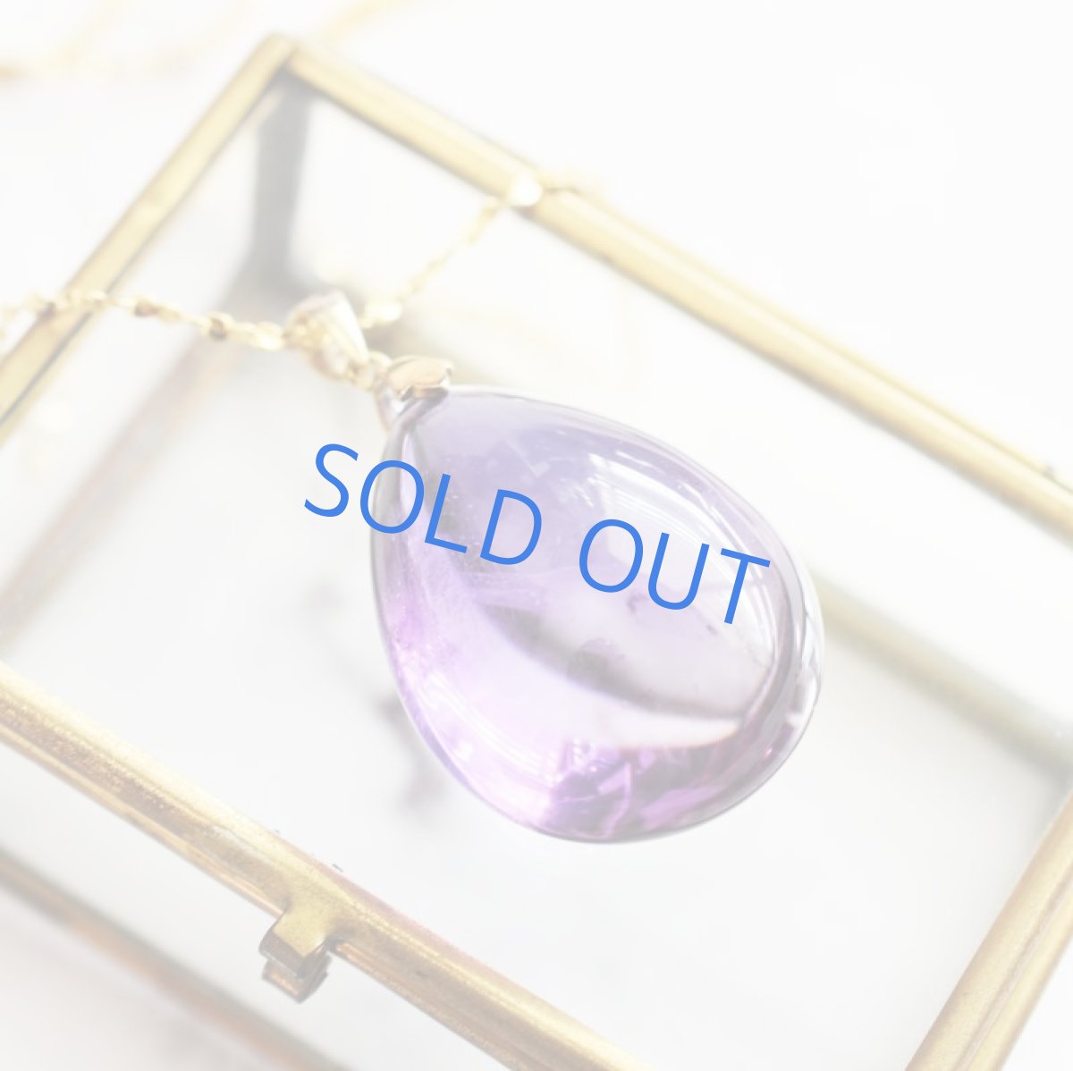 画像6: 【1点もの・ペアシェイプC】超大粒 アメジスト ペンダント 約50cm サージカルネックレス  (6)