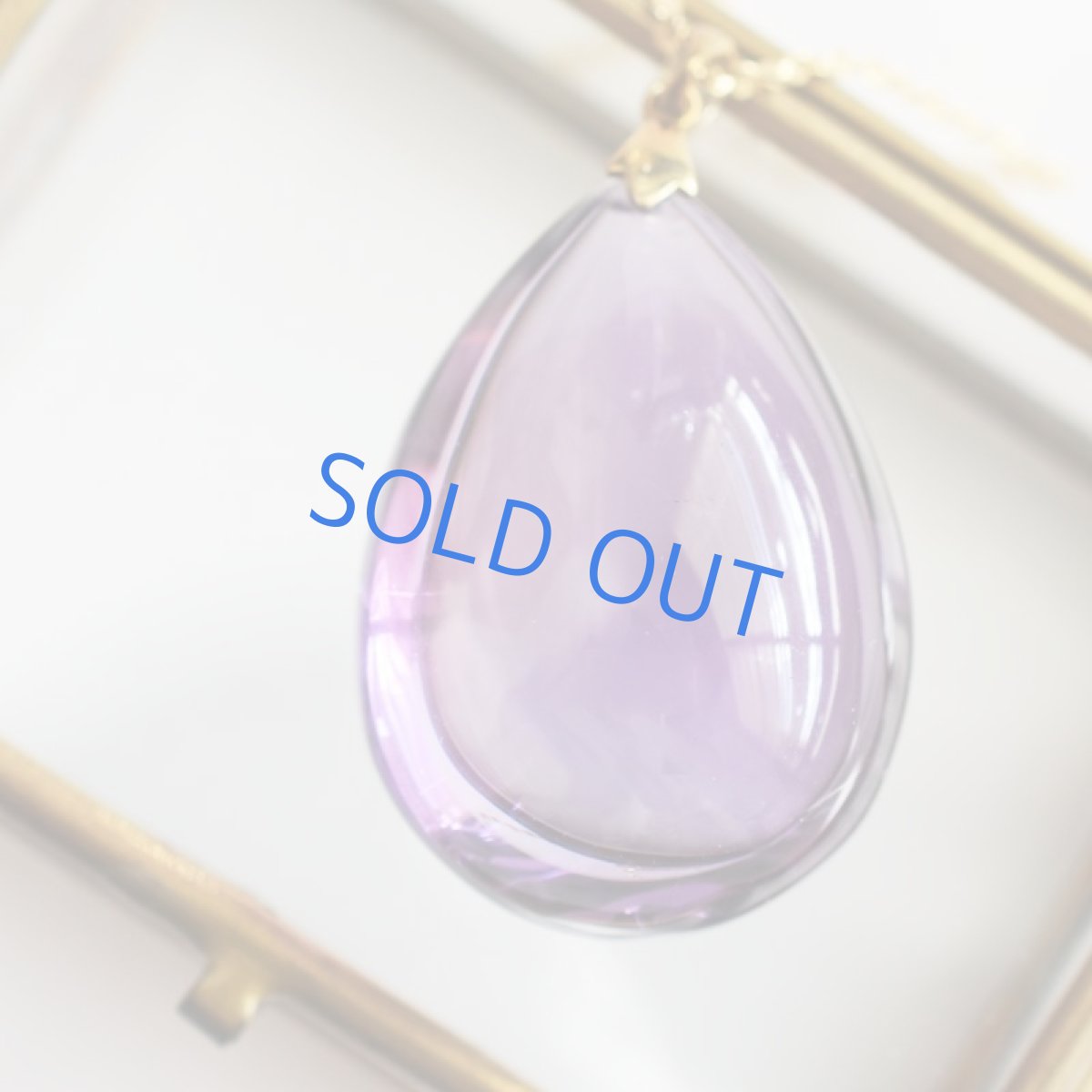 画像5: 【1点もの・ペアシェイプD】超大粒 アメジスト ペンダント 約60cm サージカルネックレス  (5)