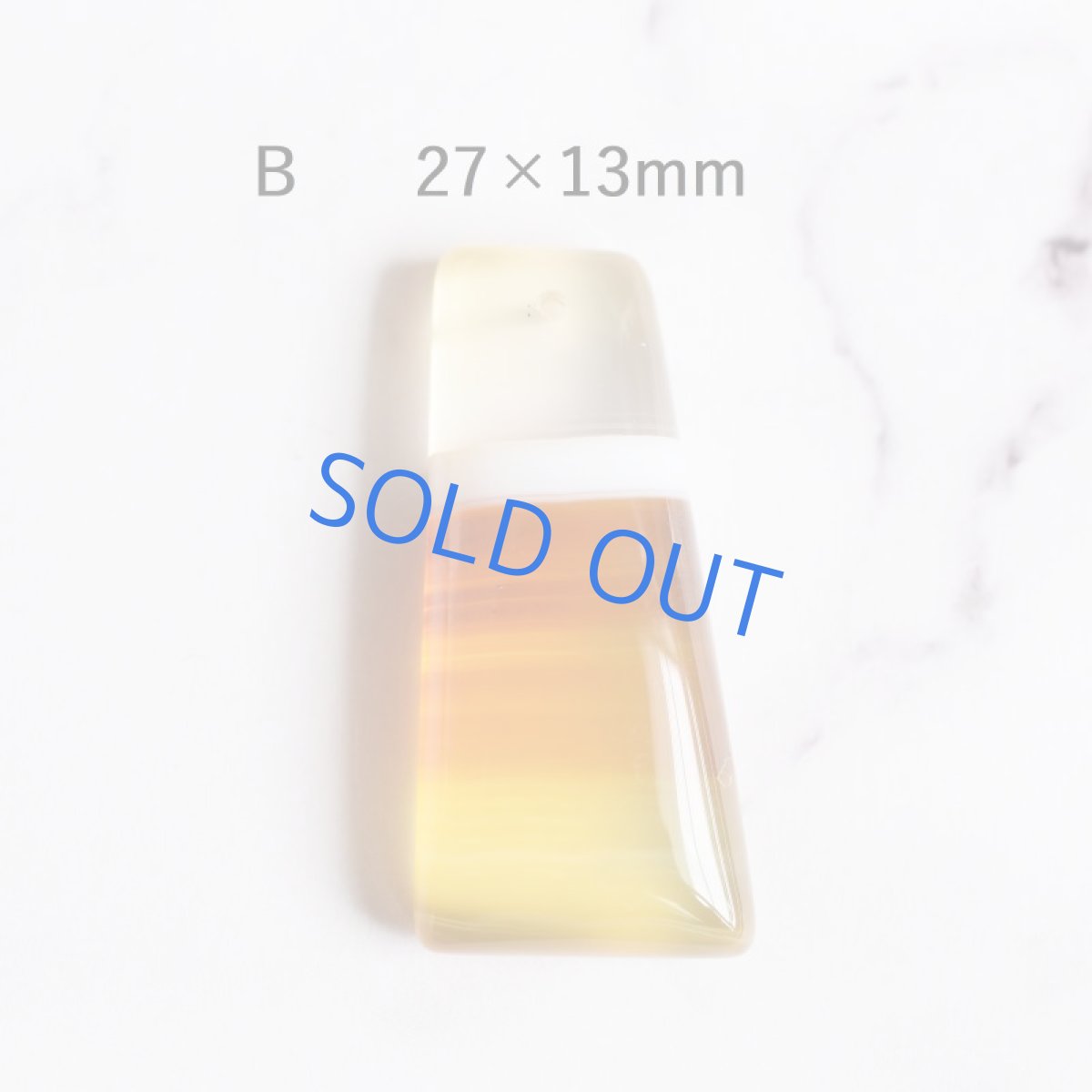 画像4: 【完売】コーヒーキャラメル バンデッドアゲート(縞瑪瑙) 14KGFネックレス50cm  (4)