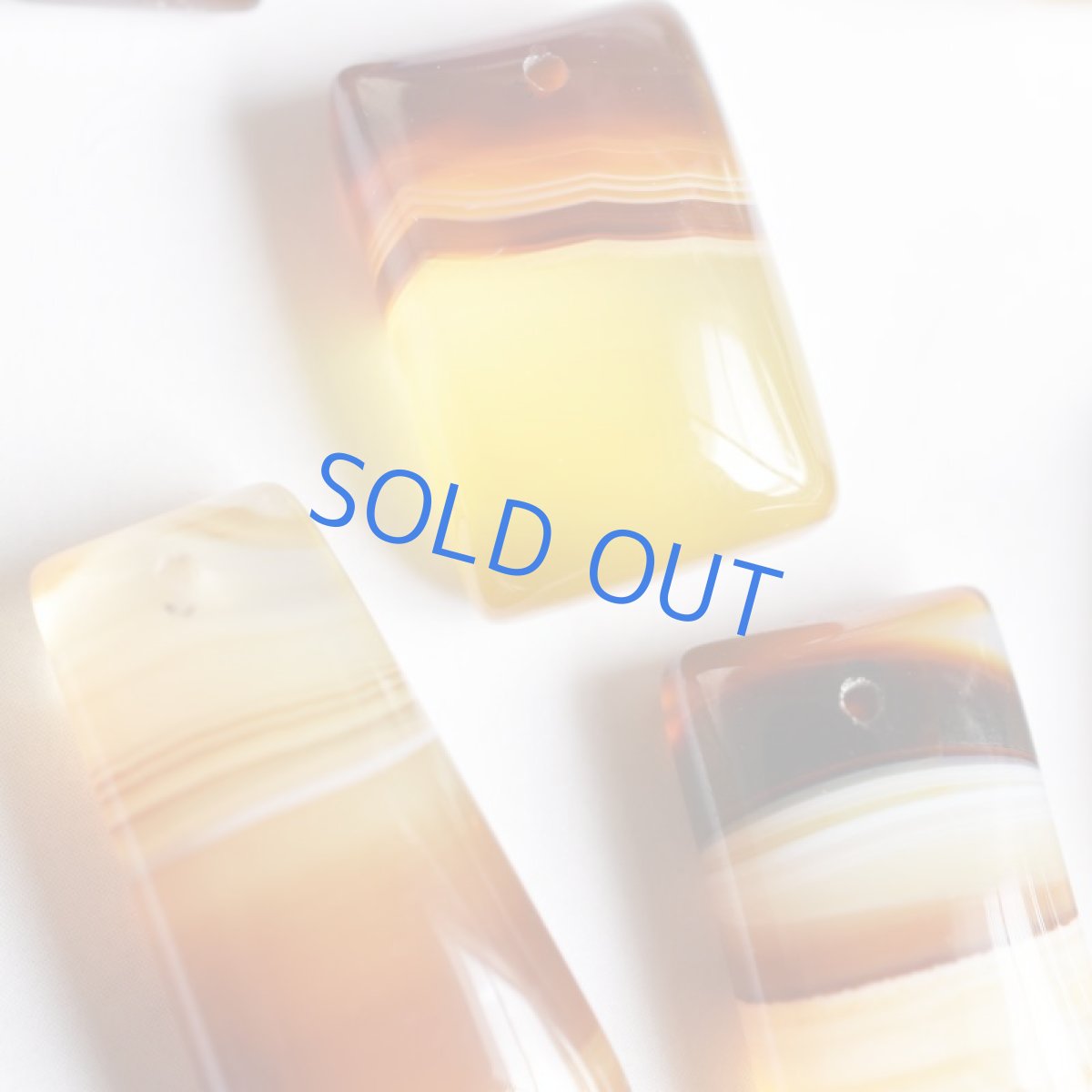 画像7: 【完売】コーヒー バンデッドアゲート(縞瑪瑙) 14KGFピアスフック  (7)