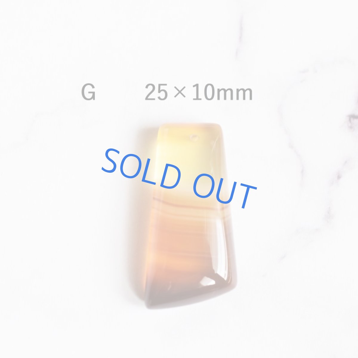 画像6: 【完売】コーヒーキャラメル バンデッドアゲート(縞瑪瑙) 14KGFネックレス50cm  (6)